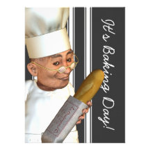 French Baker XL Event Invitations