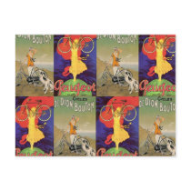 French Bicyclists Post Card