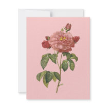 French Botanical Beauty *Vintage Flowers* Personalized Announcement