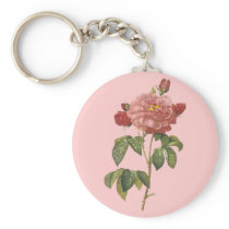 French Botanical Beauty *Vintage Flowers* Keychain