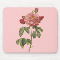 French Botanical Beauty *Vintage Flowers* Mousepad
