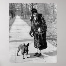 French Bulldog, 1920s Print