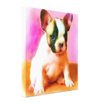 French Bulldog Art Canvas print
