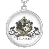French Bulldog Artistic Dog Breed Urban Art Pendants