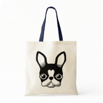French Bulldog/Boston Terrier Canvas Bag