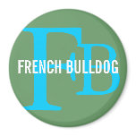 French Bulldog Breed Monogram Design