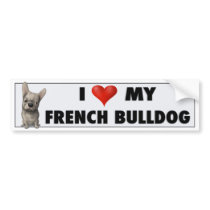 French Bulldog (Buff) Love Sticker