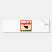 French Bulldog Bumper Sticker