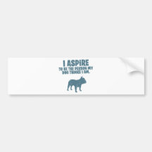 French Bulldog Bumper Stickers