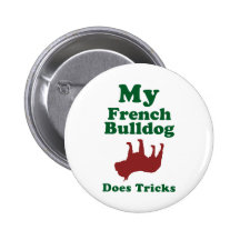 French Bulldog Button