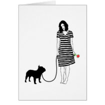 French Bulldog Greeting Card