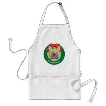 French Bulldog Christmas Aprons