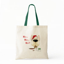 French Bulldog Christmas Canvas Bags