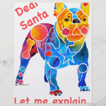 French Bulldog Christmas Personalized Flyer