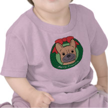 French Bulldog Christmas T-shirts