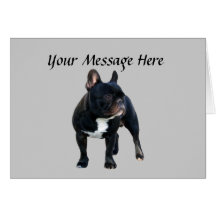 French Bulldog Greeting Card