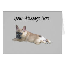 French Bulldog Greeting Card