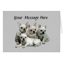 French Bulldog Greeting Card