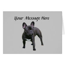French Bulldog Greeting Card