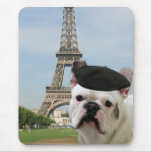 French Bulldog in Paris mousepad