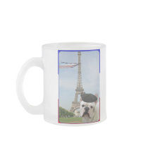 French Bulldog in Paris mug