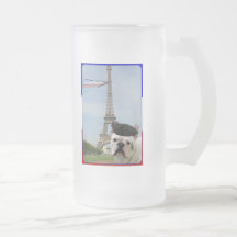 French Bulldog in Paris mug