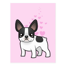 French Bulldog Love Postcard