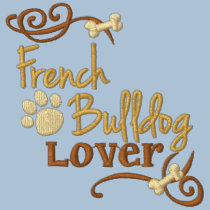 French Bulldog Lover embroidered shirts
