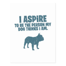 French Bulldog Post Card