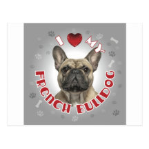 French Bulldog Post Card