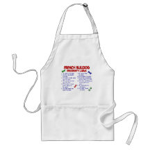 FRENCH BULLDOG Property Laws 2 Apron