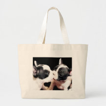 French bulldog puppies tote bag