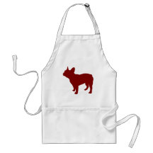 French Bulldog (Red) Aprons