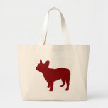 French Bulldog (Red) Canvas Bag
