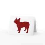 French Bulldog (Red) Card
