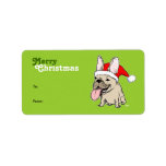 French Bulldog Santa Gift Tags