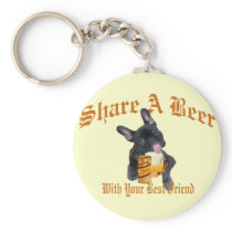 French Bulldog Shares A Beer