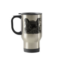 French Bulldog Stainless Travel Mug