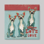 French Bulldogs Love Magnet magnets