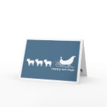 French Bulldogs Pulling Santa's Sleigh cards