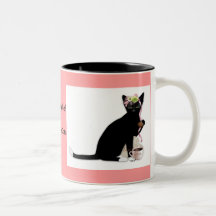 French Cat Bridal Mug
