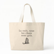 French Cats Saying Products Canvas Bag