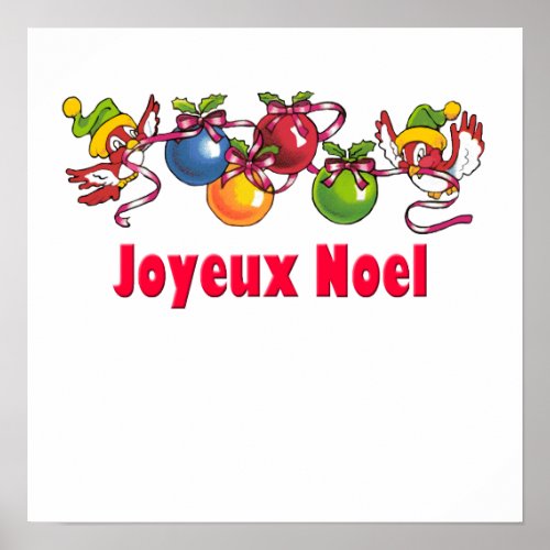 French Christmas Birds zazzle_print