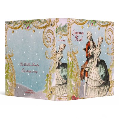 French Christmas Photo Album Binders by pauletteparis