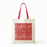 French Country Grannies Kitchen Tablecloth Tote Canvas Bag