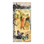 French Couple Carriage Vintage Style Invitation Full Color Rack Card