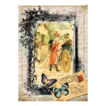 French Couple in Carriage Card Invitation