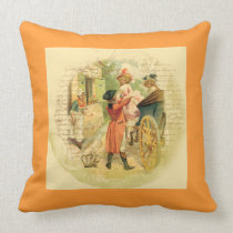 French Couple Wedding Carriage pillows