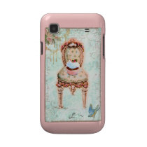 French Cupcake & Victorian Chair Samsung Galaxy Cover
