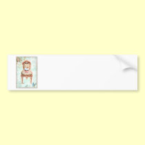 French Cupcake Victorian Style bumper stickers